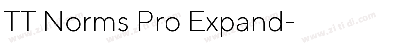 TT Norms Pro Expand字体转换 TT Norms Pro Expand字体转换